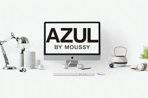 PCモニター画面「AZUL BY MOUSSY」